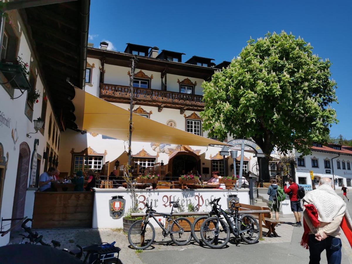 Gasthof & Hotel Zur Post Wallgau Bagian luar foto