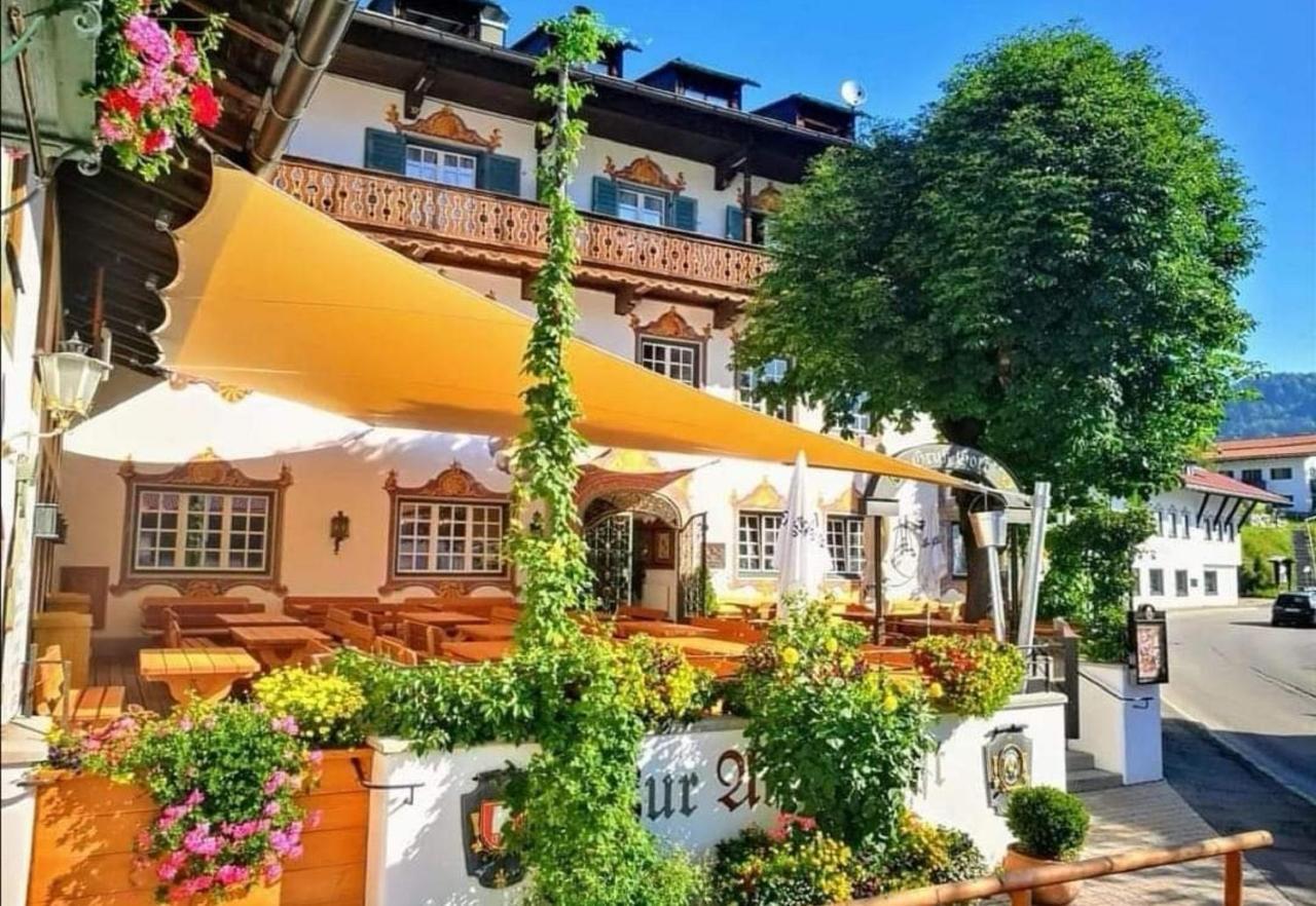 Gasthof & Hotel Zur Post Wallgau Bagian luar foto