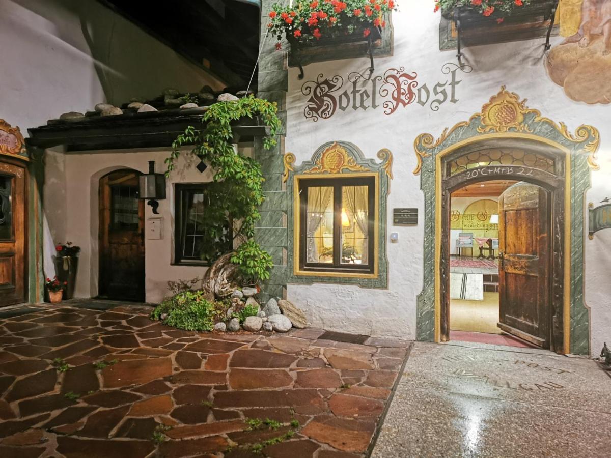 Gasthof & Hotel Zur Post Wallgau Bagian luar foto