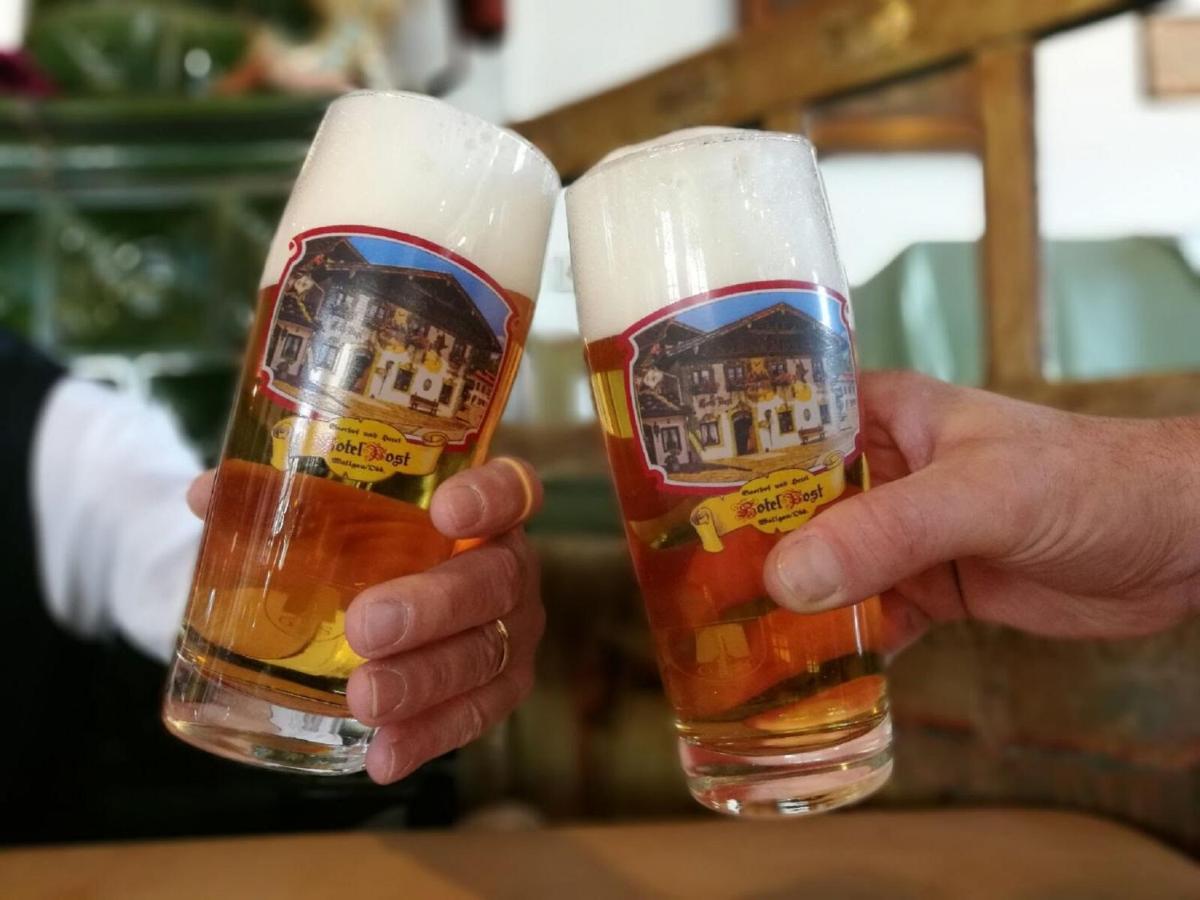 Gasthof & Hotel Zur Post Wallgau Bagian luar foto