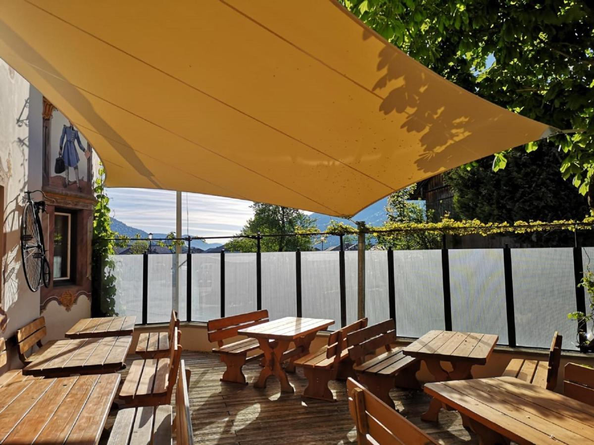 Gasthof & Hotel Zur Post Wallgau Bagian luar foto
